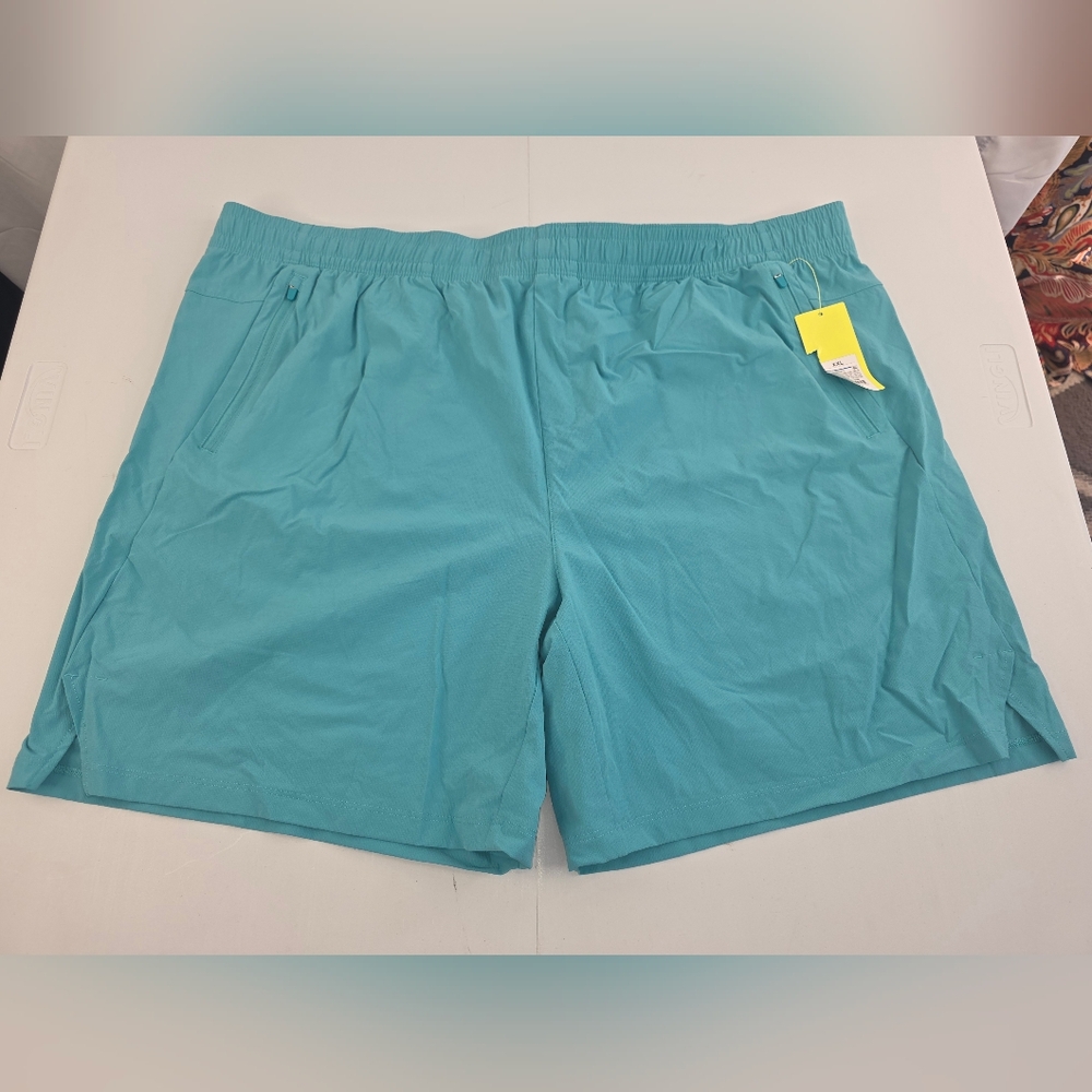 All In Motion Blue Drawstring Shorts Size XXL NWT BA-3040